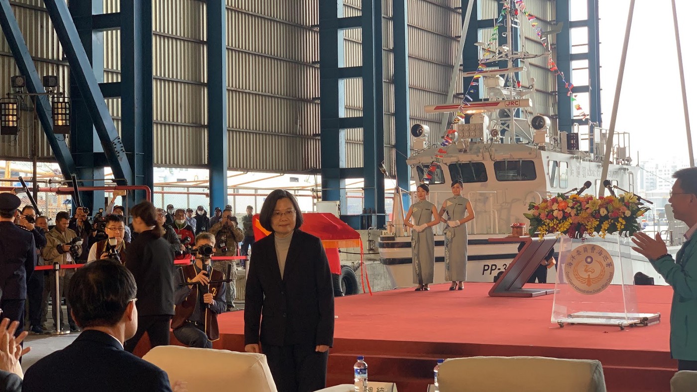 President Tsai Ing-wen, CyCraft, Cybersecurity, Ship
